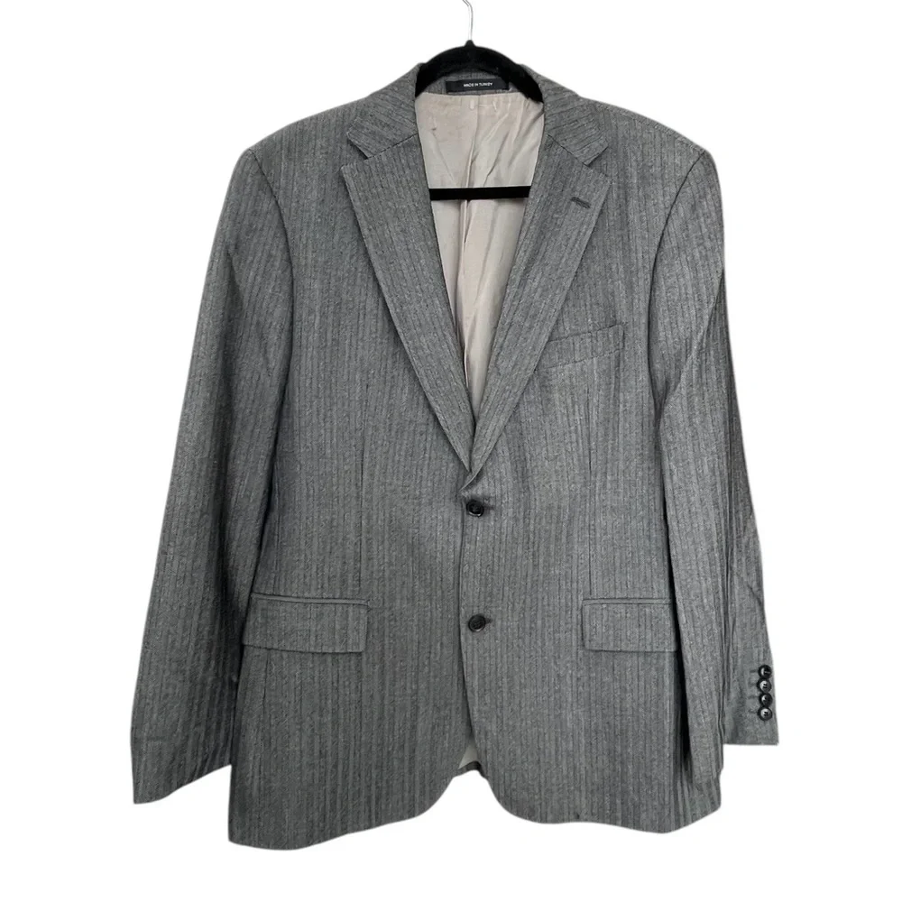 HUGO BOSS Men’s Wool Blazer Jacket Sport Coat Black White 42R